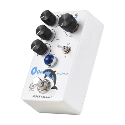 MOSKYAudio Distortion/Overdrive gitáreffektus pedál elektromos gitárhoz – DOLPHIN