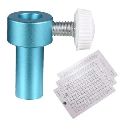 Die Cut Machine toll adapter 3 db 6,5x4,5 hüvelykes vágószőnyeggel CRICUT JOY vágógéphez alumínium ötvözet tolltartó 8 mm átmérőjű jelölőhöz