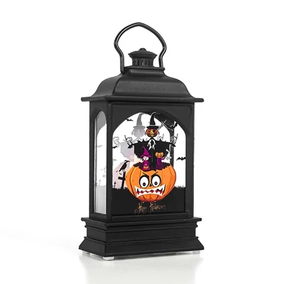 Halloween átlátszó lámpás éjszakai dekoráció - Minta 1
