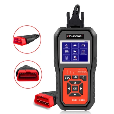 KONNWEI KW480 All System OBDⅡ szkenner diagnosztikai eszköz (csak a német nyelvet támogatja)