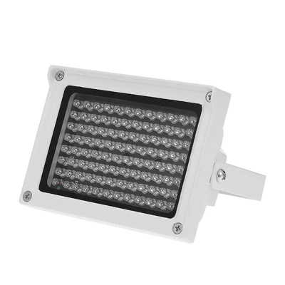 96 LED-es infravörös megvilágító lámpa éjjellátó kültéri vízálló CCTV biztonsági kamerához - Fehér