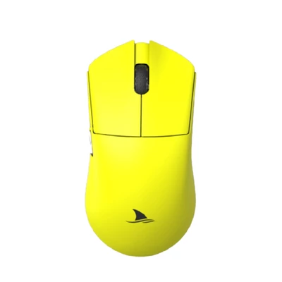 Darmoshark M3 4K vezeték nélküli BT5.0 vezetékes hárommódusú újratölthető játék 26000DPI TTC PAM3395 optikai e-sport egér - Sárga