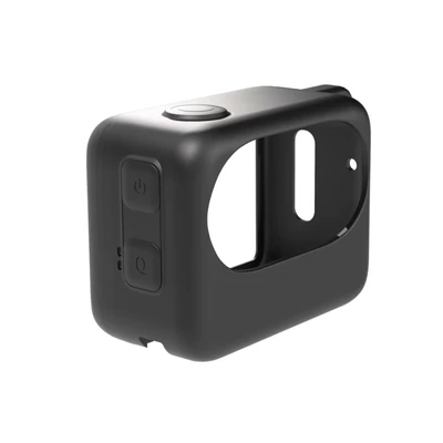 PULUZ PU865 kameravédő tok, szilikon burkolat, karcmentes, kompatibilis az Insta360 GO 3-mal - Fekete