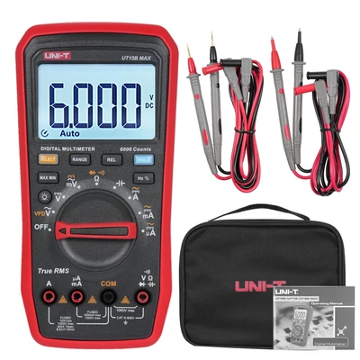 UNI-T UT15B MAX digitális multiméter 1000V 6000 számlálós Multiteszter teszter VFD True RMS voltmérő ampermérő