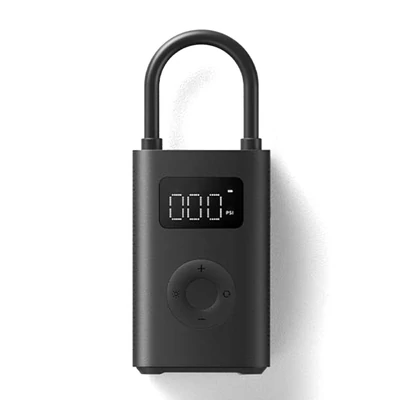 Xiaomi Mijia hordozható elektromos légszivattyú 2 autóhoz, kerékpárhoz, robogógumihoz, kosárlabda felfújáshoz
