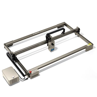 Atomstack S20 Max 20 W lézergravírozó kettős szivattyús levegőrásegítéssel, továbbfejlesztett munkaterület 850x400 mm