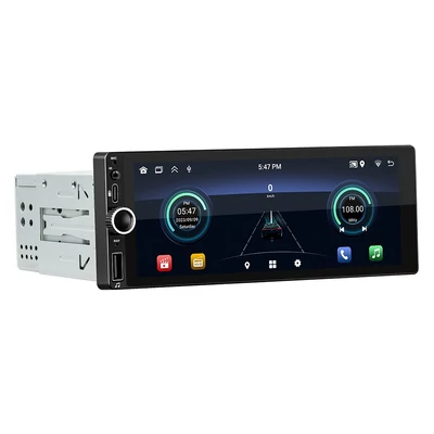 Android 13 autós sztereó egy csatlakozós GPS-navigáció 6,86 hüvelykes érintőképernyővel