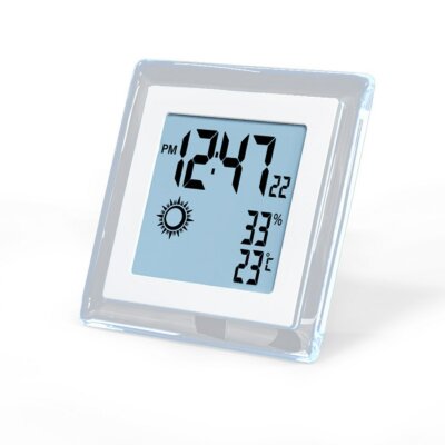 LCD többfunkciós elektronikus ébresztőóra és időjárás előrejelzés