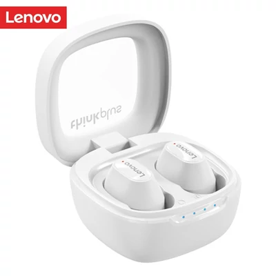 Lenovo XT62 BT5.3 True Wireless Sport fülbe helyezhető fülhallgató, érintőképernyős vezérlés mikrofonnal, 300 mAh töltőtokkal - Fehér