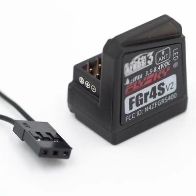 Flysky FGR4S V2 vevő AFHDS 3 Beépített egyantennás kétirányú PWM /PPM / IBUS kimeneti vevő Flysky NB4 PL18 RC adóhoz