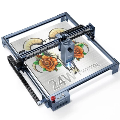Swiitol C24 Pro 24W lézergravírozó 30000mm/perc sebesség 0,01mm pontosság
