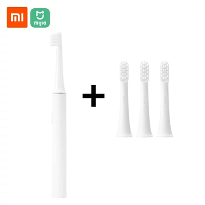 Xiaomi Mijia T100 Sonic elektromos fogkefe + 3 db/tétel csere fogkefefej