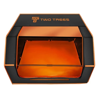 Two Trees lézergravírozó ház szellőzővel, tűz- és vízálló porálló védőburkolattal