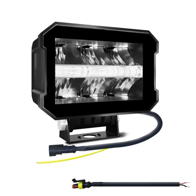 100 W-os spot LED fénysor, 5 hüvelykes 10000LM vezetőlámpa, vízálló