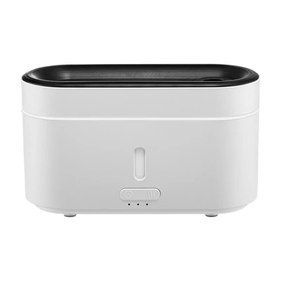 Ultrahangos párásító szimulált láng aromaterápiás diffúzor medúza spray 2 óra /5 óra / 8 óra időzítő, Type-C Plug and Play