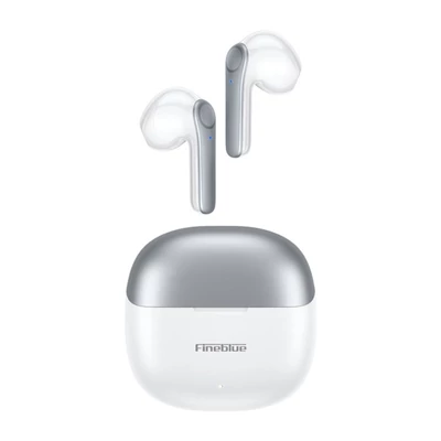 Fineblue M8 BT 5.3 vezeték nélküli mini okos sport fülhallgató - Fehér