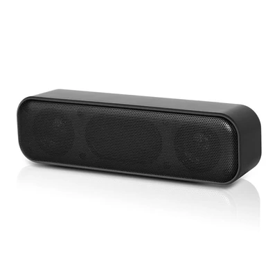 Két 3 W-os mélynyomó, USB tápellátású vezetékes hangdoboz TV-hez, laptophoz, számítógéphez