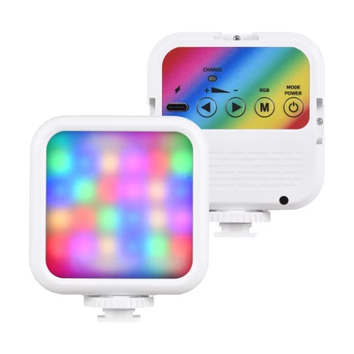 5 W zseb LED RGB mini fényképező lámpa - Fehér