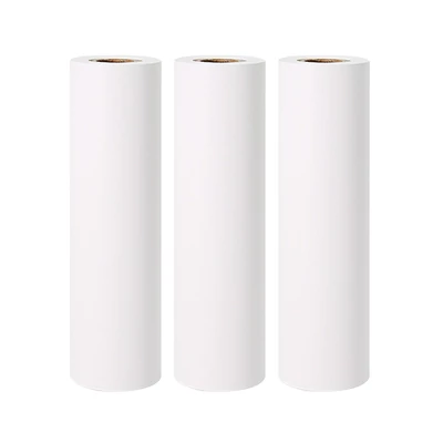 Pooli 110 * 30 mm-es fehér, nem tapadó hőpapír tekercs