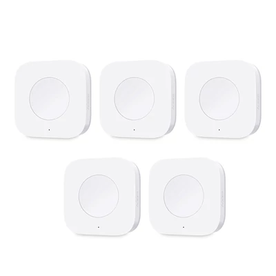 Aqara vezeték nélküli mini Zigbee rendszer távirányító kapcsoló - 5 csomag