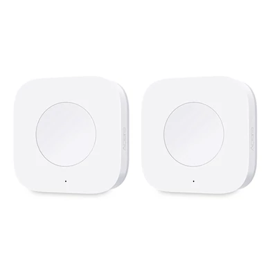 Aqara vezeték nélküli mini Zigbee rendszer távirányító kapcsoló - 2 csomag