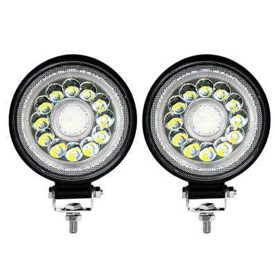 4 hüvelykes LED munkalámpa rudak 160W 16000lm vízálló (2 db) - Kerek
