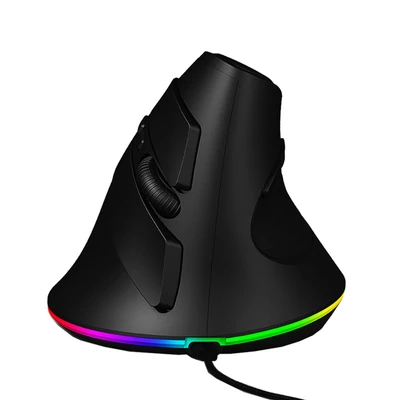 Laptophoz testreszabható RGB világítással és ergonomikus kialakítással – vezetékes egér