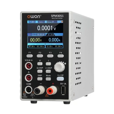 OWON programozható laboratóriumi tápegység (0-30V 0-5A) - SPM3051