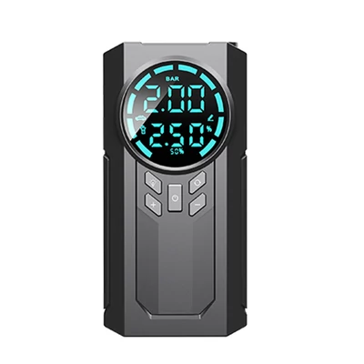 110 PSI 6000 mAh akkumulátoros elektromos gumiabroncs szivattyú LED lámpával