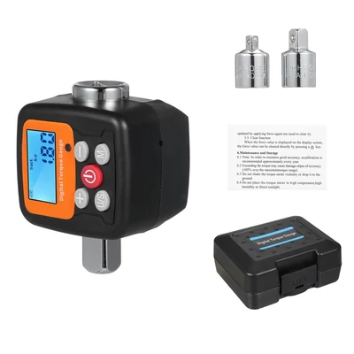 ENGC-200 digitális kijelzős nyomatékmérő 1/2" - 1/4", 1/2" - 3/8" adapterekkel