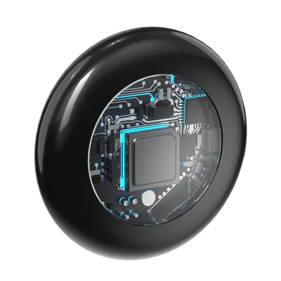 TX02 Bluetooth nyomkövető, kulcskereső és tételkövető címkék - Fekete, 1 db