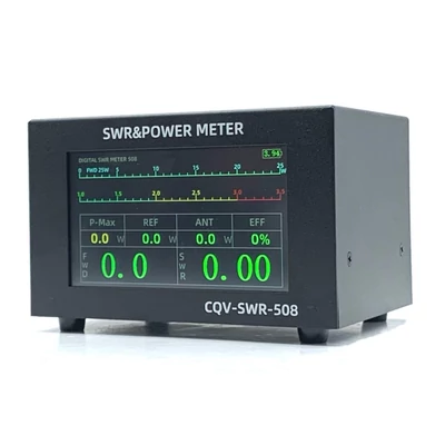 200 W-os nagy teljesítményű digitális SWR mérő 1,8-54 MHz frekvenciájú 4,3 hüvelykes IPS színes kijelzővel