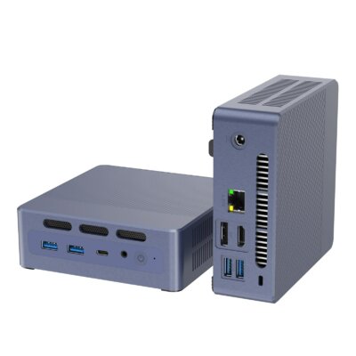 GXMO N9 Mini PC asztali számítógép Intel ADL-N N95 processzorral, 8 GB LPDDR5 RAM-mal és 256 GB SSD SATA tárhellyel