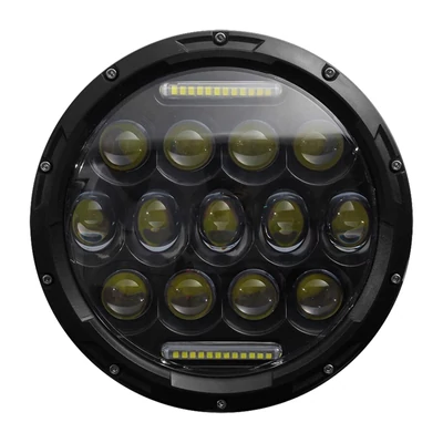 7 hüvelykes autó, motorkerékpár LED fényszóró 200W 6000K - 2db