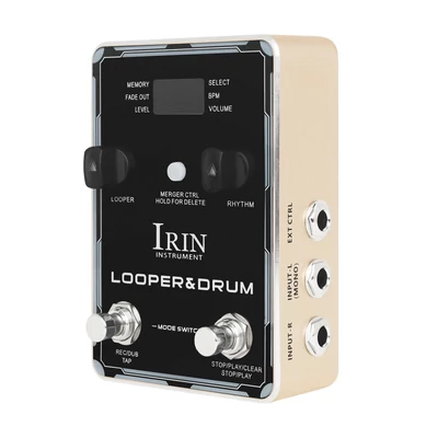 IRIN Looper pedál dob gép gitár effekt pedálok