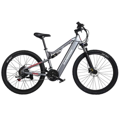 RANDRIDE YG90B elektromos kerékpár 27,5" CST gumik 1000W motor 48V 17Ah akkumulátor - Szürke