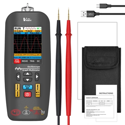 3 az 1-ben oszcilloszkópos multiméter, elektromos teszttoll 2,8 hüvelykes TFT kijelzővel