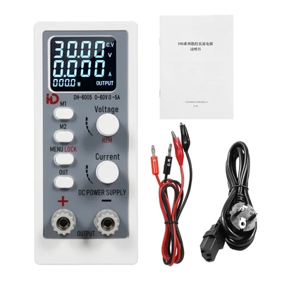 DH-6005 programozható, változó szabályozású egyenáramú tápegység