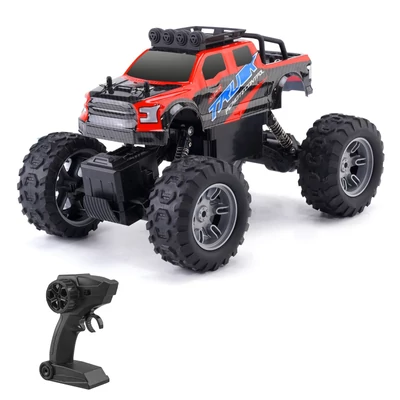 2,4 GHz-es 4WD távirányítós teherautó - Piros, 2 akkumulátor