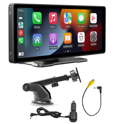 9 hüvelykes, nagy tisztaságú IPS képernyő, térképnavigáció, tolatókamera, vezeték nélküli Carplay érintőképernyővel, BT 5.0