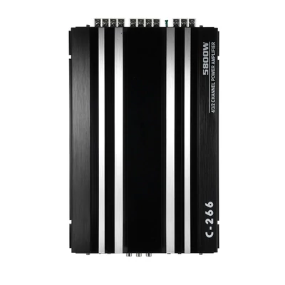4 csatornás autós audio-erősítő 5800 W 12,0 V ultravékony, négyutas