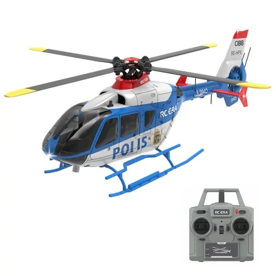 RC ERA C123 2.4G 6CH 6 tengelyes giroszkópos távirányítós helikopter - Kék, 1 akkumulátor