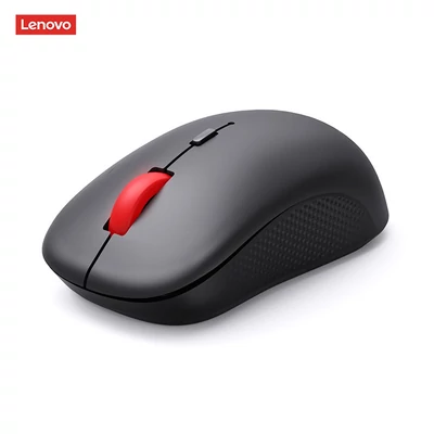 Lenovo M25 Ergonomikus vezeték nélküli egér 2.4G csatlakozással Win10 és MacOS rendszerhez - Fekete