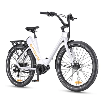 ENGWE P275 ST 27,5 hüvelykes gumi, hosszú távú városi kerékpár, 250 W-os középhajtású motor - Fehér