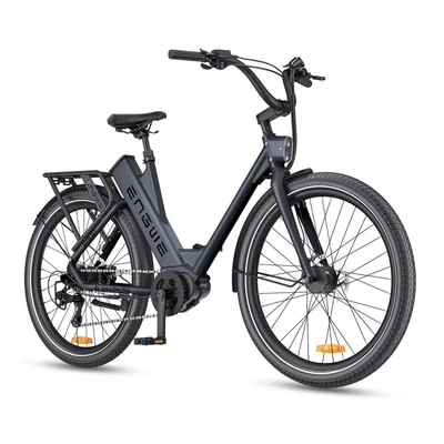 ENGWE P275 ST 27,5 hüvelykes gumi, hosszú távú városi kerékpár, 250 W-os középhajtású motor - Fekete