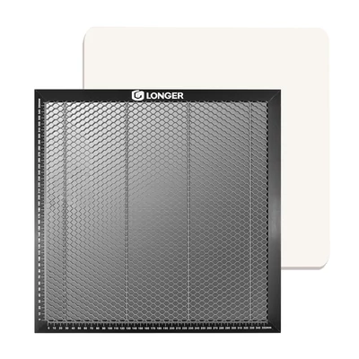 LONGER Lézeres méhsejt munkaasztal alumínium lemezzel 400x400mm