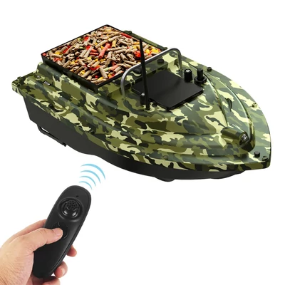 Vezeték nélküli távirányítós horgászcsali csónak - Terepszínű, 5200mAh