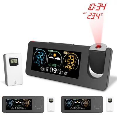 FJ3538 elektronikus vetítőóra, meteorológiai állomás - 3 db