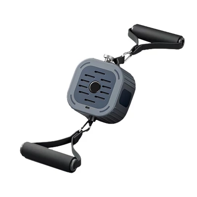 Fitness pumpa, állítható ellenállású szalag 3-17 kg, otthoni edzőeszköz - Szürke