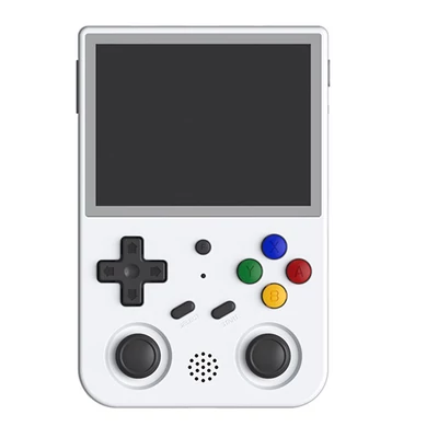 ANBERNIC RG353V retro kézi játékkonzol 3,5 hüvelykes IPS képernyővel és 5G WiFi támogatással - Fehér, 128GB